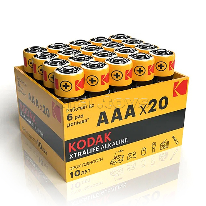 Батарейки алкалиновые Kodak XTRALIFE ALKALINE LR03