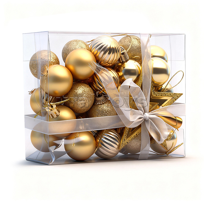 Набор новогодних украшений "Золотое время"