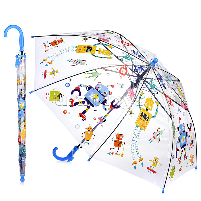 Зонт детский "Роботы" 50 см
