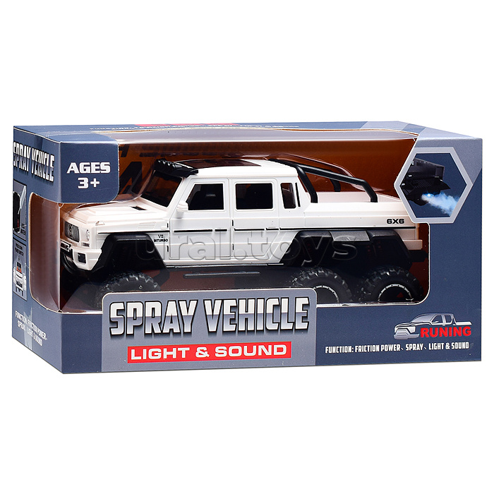 Машина "Железный бык" (свет, звук) в коробке