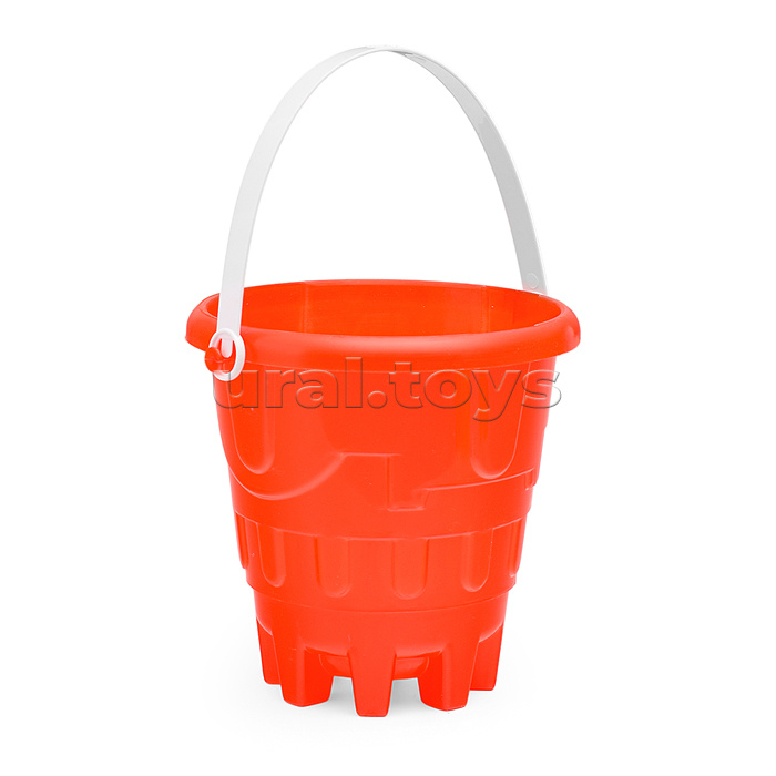 Набор песочный №13 (ведро+лопатка+грабли+2 формочки транспорт)