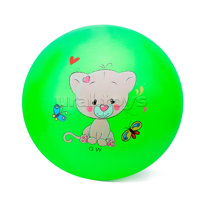 Мяч надувной PVC "Тигренок" 22,5 см., 60 гр. (цвет микс)