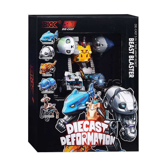 Робот "Зверь" трансформирующийся, в коробке