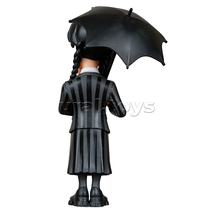 Коллекционная фигурка "Wednesday" - "Уэнсдей", Уэнсдей с зонтиком, 12 см,