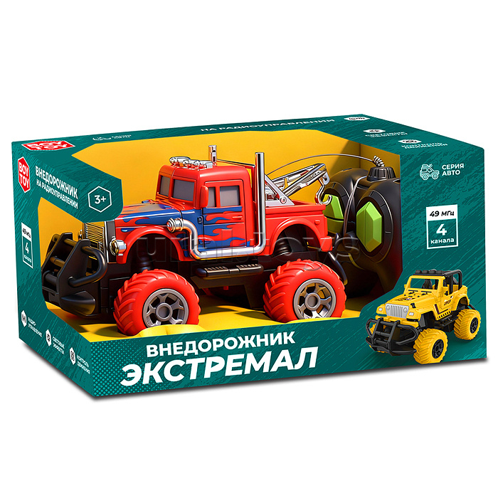 Машина "Большой вездеход" р/у, 27 MHz, в коробке