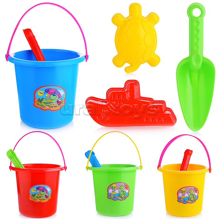 Комплект "Большой" совок+2 формочки