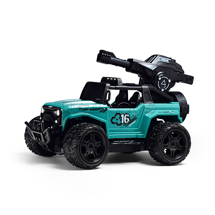 Машина с водяной пушкой, р/у, цвет красный, 27 MGz, в коробке