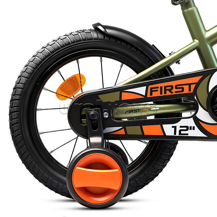 Велосипед 12" Rocket First, цвет хаки