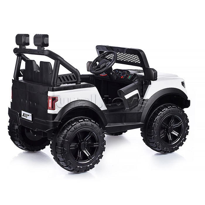 Электромобиль "Круиз" на аккумуляторе, с р/у управлением, в коробке (белый)