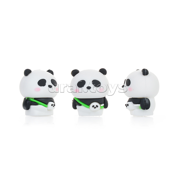 Точилка для карандашей "Panda" 28x29x34 мм, 1 отверстие, пластиковая с покрытием Soft Touch
