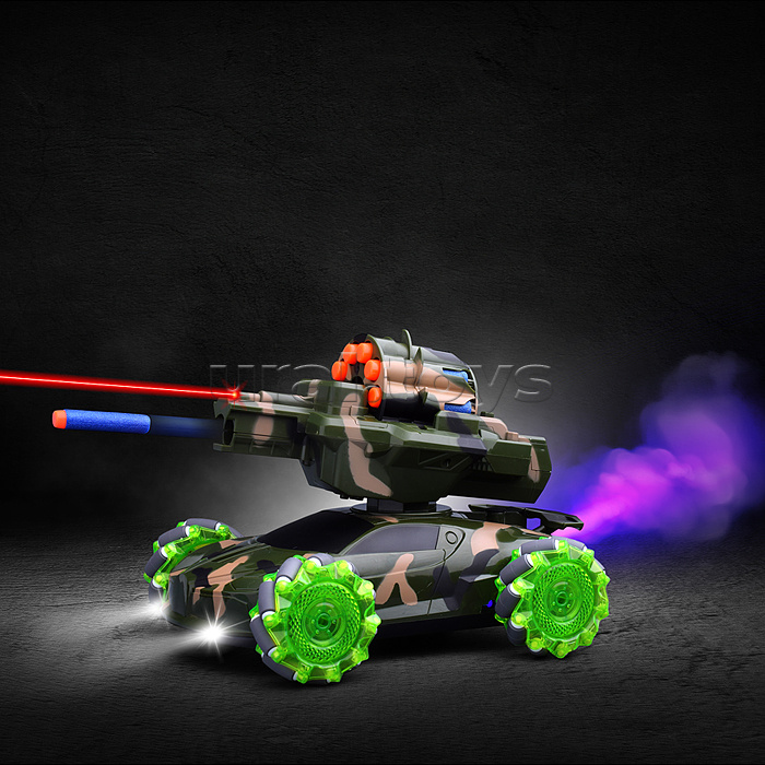 Машина "Rasing с пушкой-2" р/у, 27MHz, в коробке