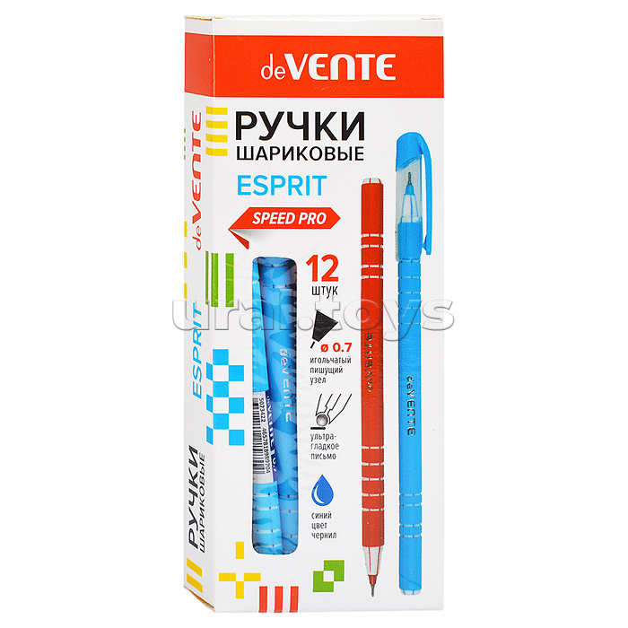 Ручка шариковая "Esprit" серия Speed Pro, d=0,7 мм, ультра гладкое письмо, синяя