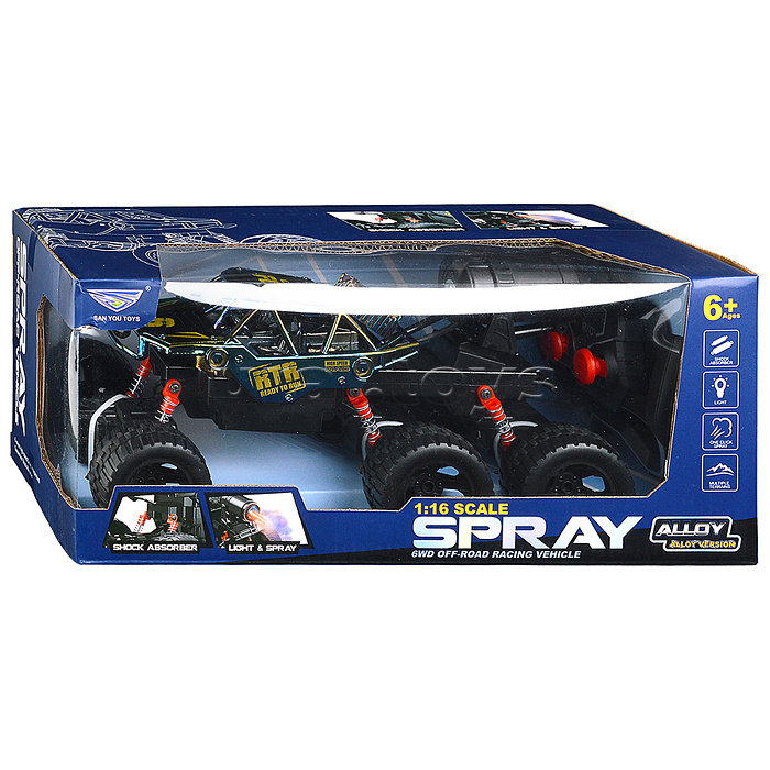 Машина "Страйк" 1:16 р/у, 27 MHz, в коробке