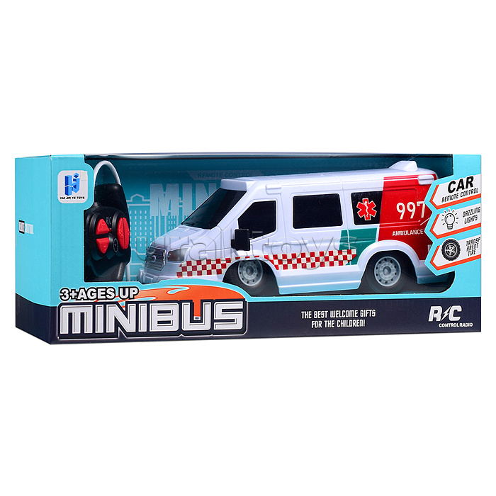 Машина "Спасательная служба" р/у, 27 MHz, в коробке