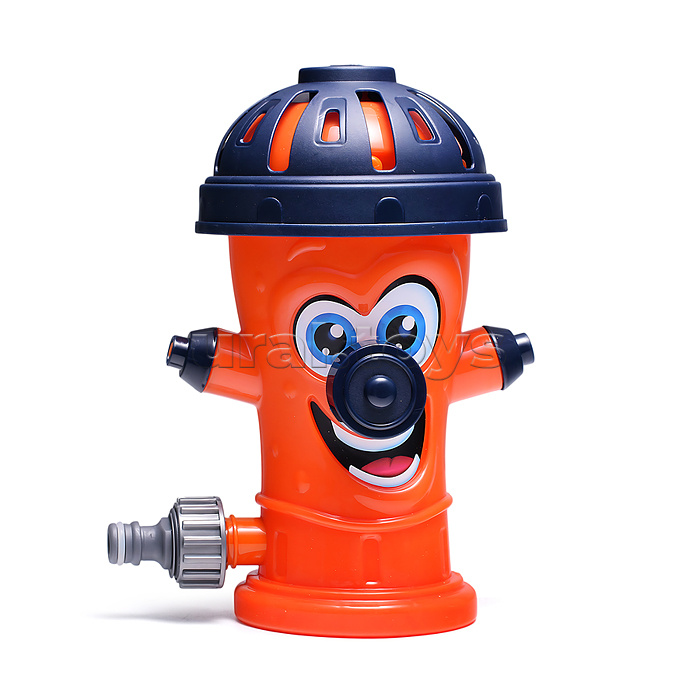 Игрушка - брызгалка "Пожарный гидрант", для подключения к водному шлангу, в коробке