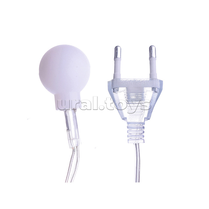 Электрогирлянда "Шарики матовые" 2,2м., 20 ламп, цветная