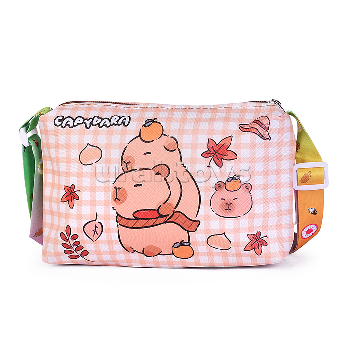 Сумочка детская "Дружные капибары" 19*14*6 см.