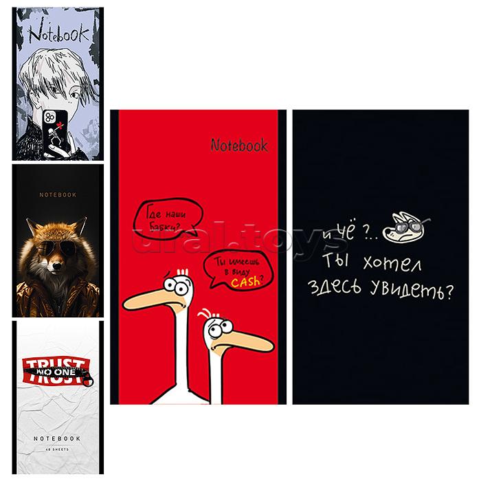 Блокнот А6 40л. клетка "И чё?"