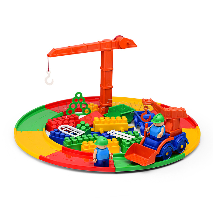 Конструктор 202 "Стройка" в коробке (150 эл.)