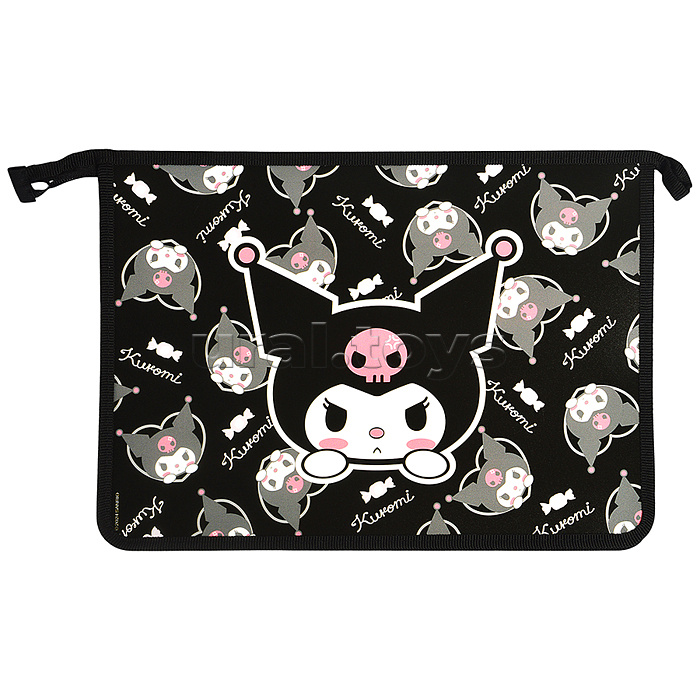 Папка для тетрадей "Куроми" формат  А4, пластик, на молнии