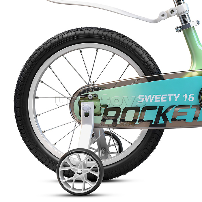 Велосипед 16" Rocket Sweety, цвет зеленый