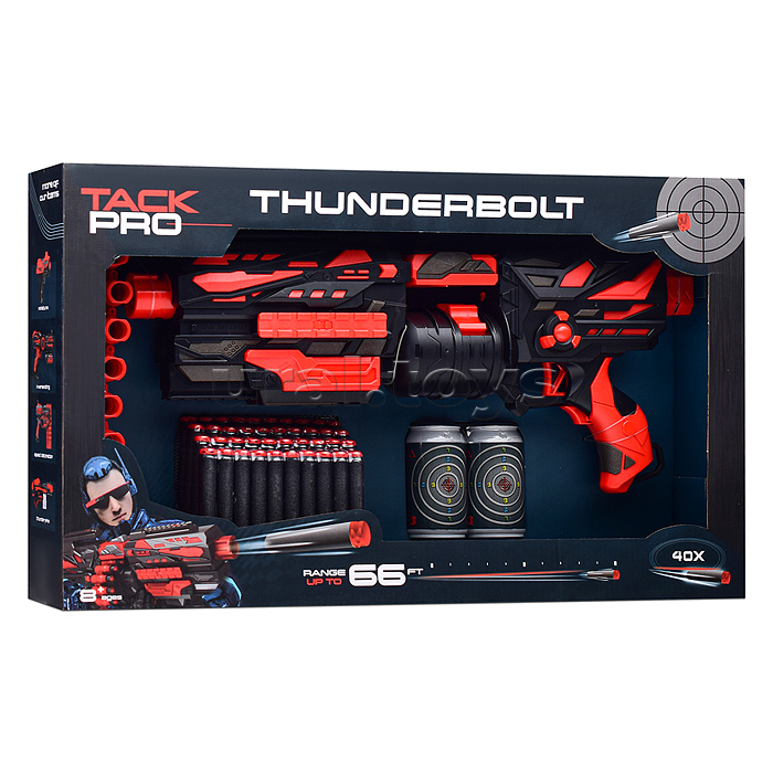 Бластер "Огненый удар" в коробке