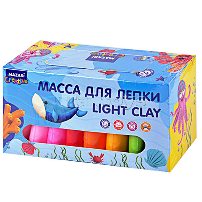 Mасса для лепки, 24цв, стек 3шт. Mасса для лепки, 24цв, стек 3шт.