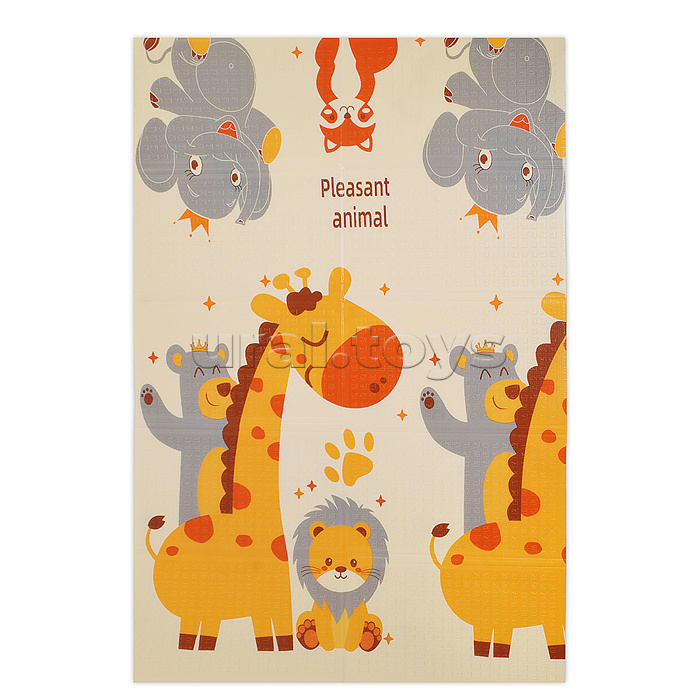 Коврик развивающий "Веселые зверята" (120*180*0.8cm)