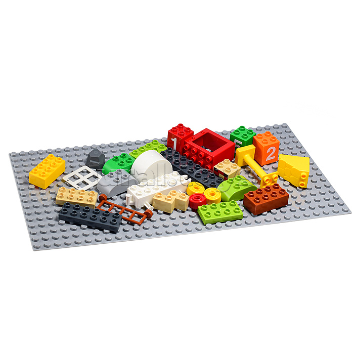 Конструктор Макси "Железнодорожный вокзал" (121 элемент) (в пакете)