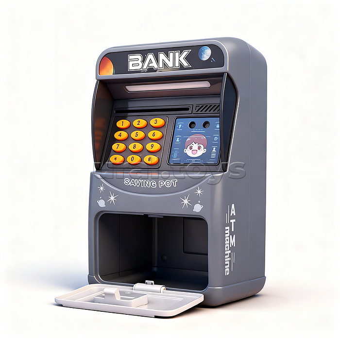 Копилка "Мой первый банкомат" (свет, звук) в коробке