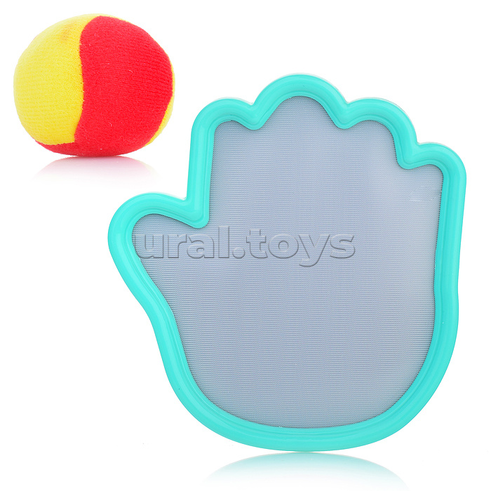 Игра "Поймай мяч" "Перчатка с липким шариком" в пакете