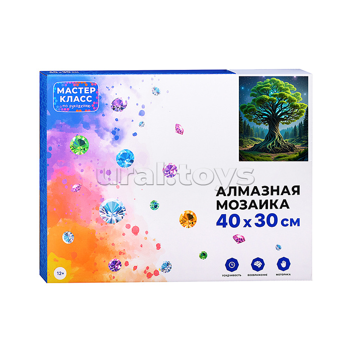 Мозаика алмазная "Дерево силы" 30*40см