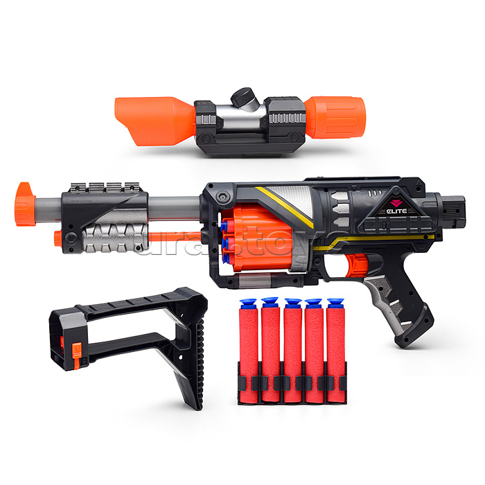 Автомат "Победитель" с мягкими полимерными пулями, в коробке Автомат "Победитель" с мягкими полимерными пулями, в коробке