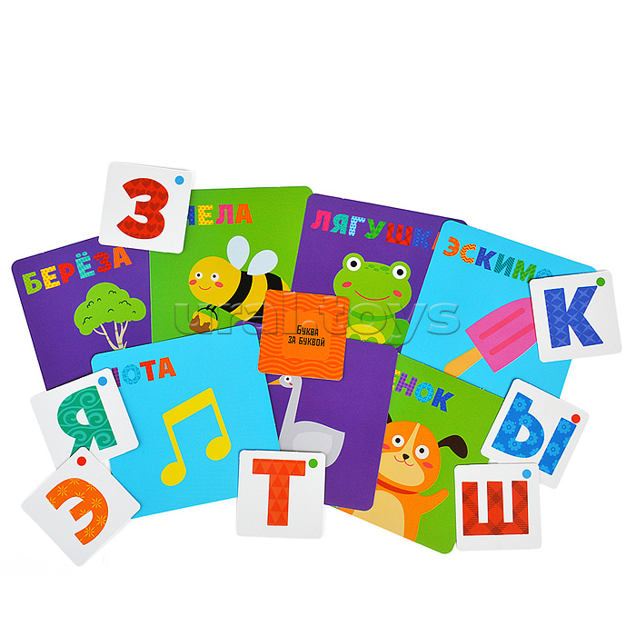 Игра настольная "Буква за буквой" Baby toys games