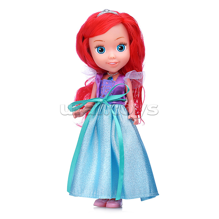 Кукла 25 см озвуч, Ариэль, свет (амулет, рук и ноги сгиб, акс)