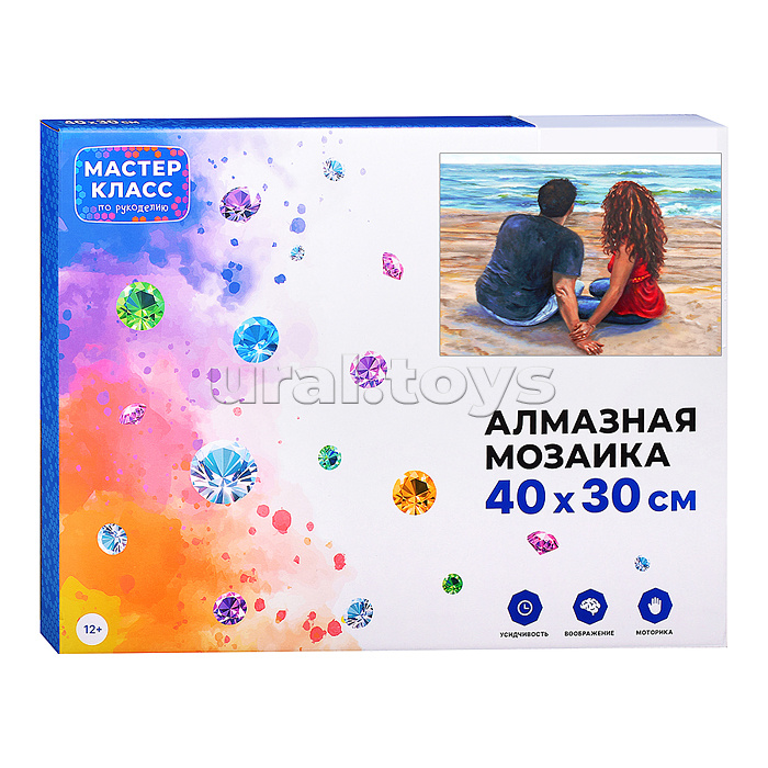 Мозаика алмазная  "Романтик" 30*40 см.