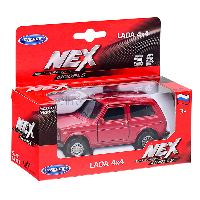 Машинка 1:38, в асс., набор 23RUS