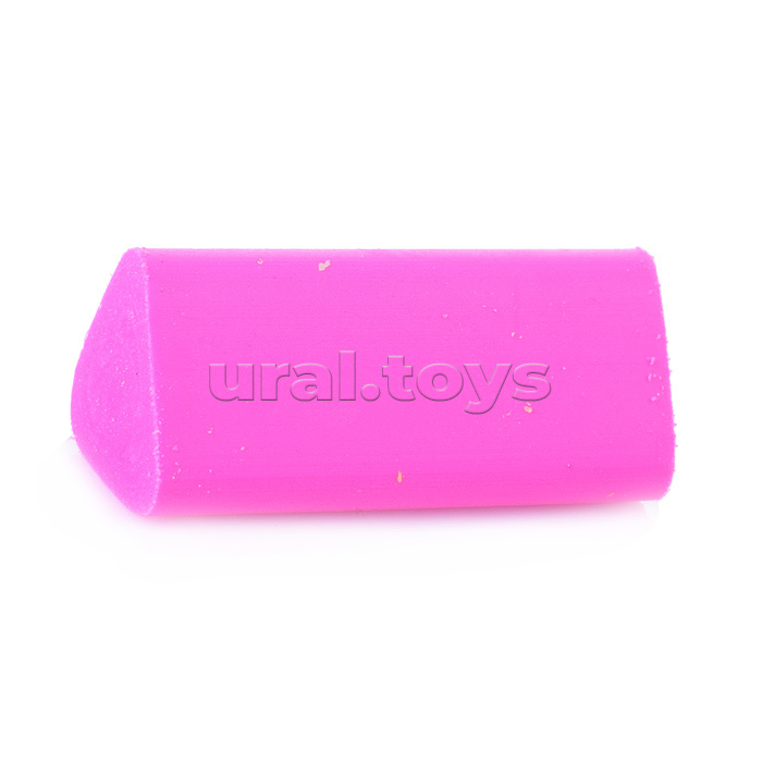 Ластик треугольный термопластичная резина цвета ассорти