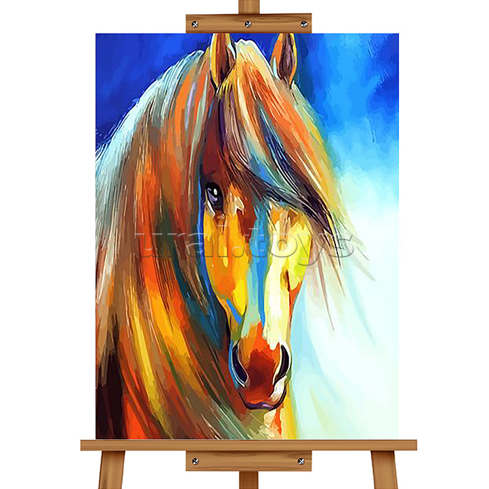 Набор для рисования "Картина по номерам 20*30 см. Лошадка"