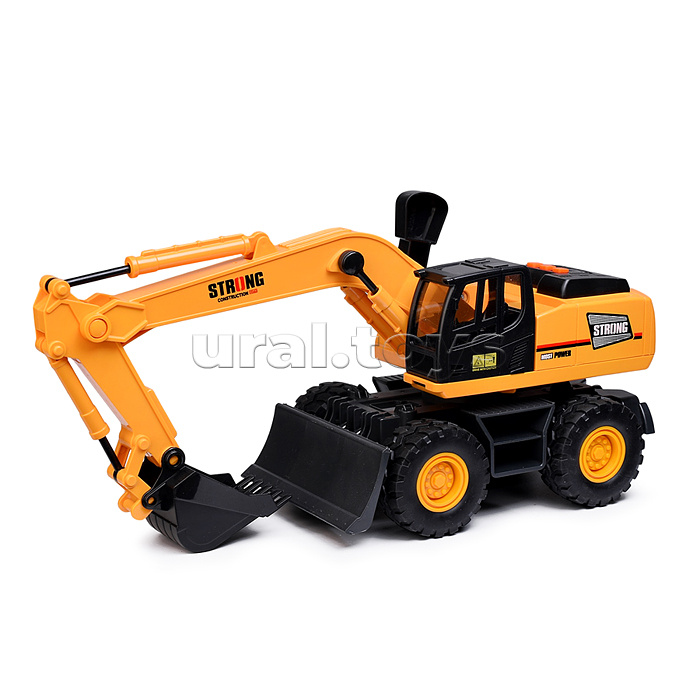 Машина "Могучий ковш" (свет, зук) в коробке