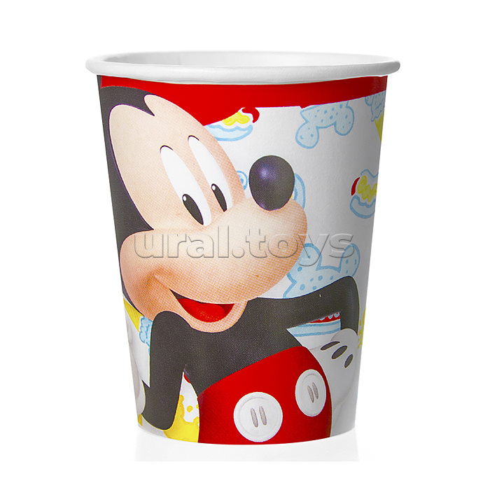 Набор бумажных стаканов Mickey Mouse. 3D, 6шт*250 мл