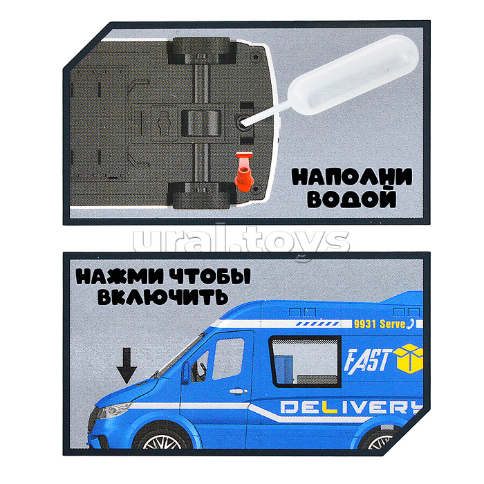 Машина "Служебный транспорт" (свет, звук, спрей) в коробке Машина "Служебный транспорт" (свет, звук, спрей) в коробке