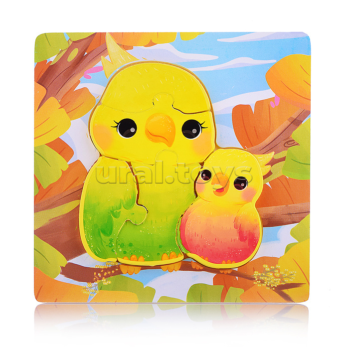 Пазл-вкладыш "Мама и малыш"