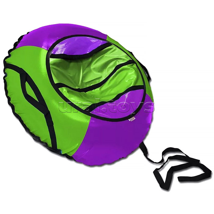 Санки-ватрушка, серия "Спорт" 85см. фиолетовый-зеленый