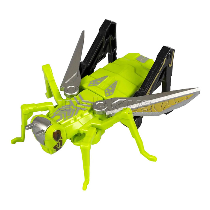 Трансформер 2в1 "Робот-кузнечик" цвет зелёный.18,5x13,5x6,8см