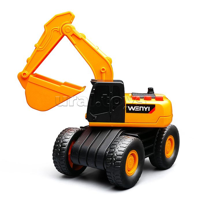 Машина "Экскаватор" 1:32 (свет, звук) в коробке