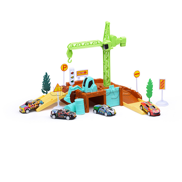 Парковка "Parking playset" в коробке