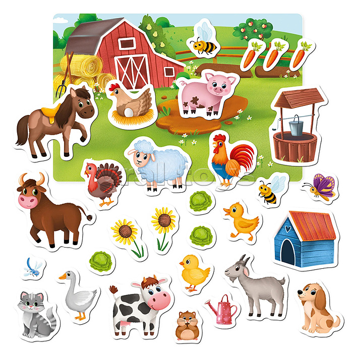 Магнитная игра "Животные фермы"