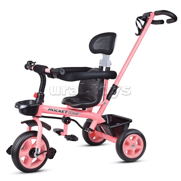 Велосипед 3-х колесный, розовый