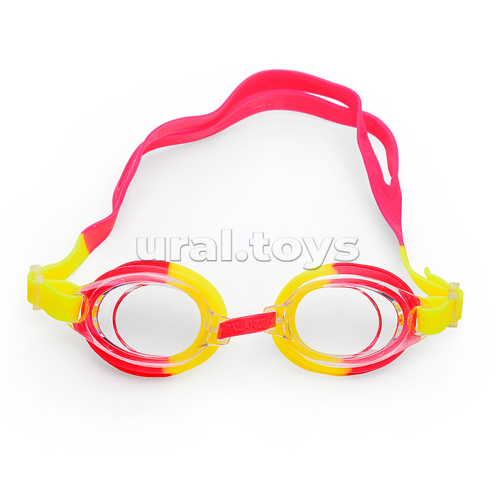 Очки для плавания "Цветные" в футляре